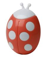 Ночник - светильник светодиодный ЭРА NN-601-LS-R в розетку с датчиком освещенности красный