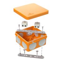 Коробка огнестойкая для о/п двухкомпонентная 60-0210-FR2.5-6 Е15-Е120 RAL2004 80х80х40 (44 шт/кор) Промрукав