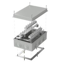 Коробка огнестойкая для о/п 40-0330-FR10.0-40 Е15-Е120 RAL7035 260х175х90 (7 шт/кор) Промрукав
