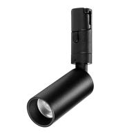 207137 Светильник 48V д/1-фазн трека DUE LED 7W 375LM 15G ЧЕРНЫЙ 3000K IP20