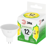 LED MR16-12W-830-GU5.3 GL  Лампа светодиодная ЭРА GREEN LINE LED MR16-12W-830-GU5.3 GL 12Вт софит теплый свет GU5.3