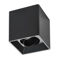 052067 Светильник PVC RETTANGO GU10 ЧЕРНЫЙ