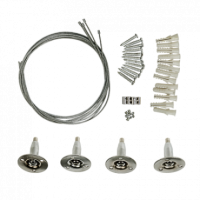 Комплект подвесов LP-КПТ на тросах для панели сд IN HOME
