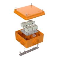Коробка огнестойкая для о/п 40-0300-FR6.0-8 Е15-Е120 RAL2004 100х100х50 (14 шт/кор) Промрукав