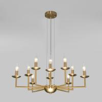 Подвесная люстра в классическом стиле 60150/10 латунь