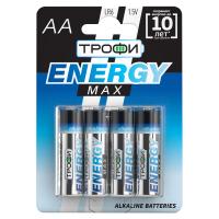 Батарейки Трофи LR6-4BL ENERGY MAX Alkaline (40/640/20480)