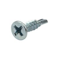 Саморез оконный сверло 3,9х16мм, белый цинк, короб (1000 шт/уп) KRANZ 