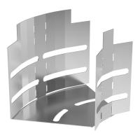 Угол горизонтальный изменяемый 0-45 градусов Стандарт INOX (AISI 304) 100х100 Промрукав