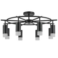 LR7183781 Люстра RULLO 8х50W GU10 ЧЕРНЫЙ (571718+214437-8+202431-8)