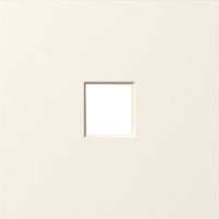 Накладка 1-я для розеток RJ45,TV,SAT, матовый кремовый, серия S08