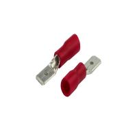 Клемма плоская изолированная РПи-п 1.5-(4.8)/РПИп 1,25-5 штекер 4.8 мм 0.5-1.5 мм² красная (10шт./уп.) REXANT