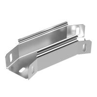 Угол горизонтальный 45 градусов Стандарт INOX (AISI 304) 50х50 Промрукав