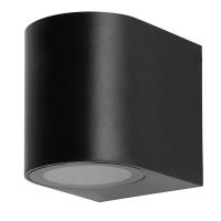 Светильник садово-парковый Feron.ONE DH014-P,на стену, GU10 220-240V, черный пластик