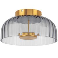 809061 Люстра CELESTA LED 1х12W 600LM ЗОЛОТО/ДЫМЧАТЫЙ 3000K