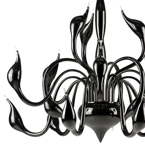 751187 Люстра потол Cigno collo 18х20W G4 ЧЕРНЫЙ