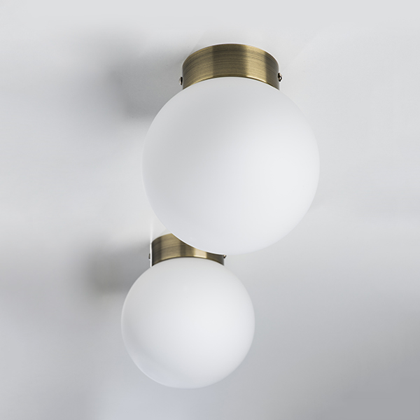 812011 Люстра GLOBO 1х40W E14 antique bronze/white