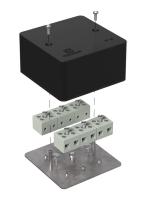 Коробка огнестойкая для кабель-канала 40-0460-FR6.0-12 Е15-Е120 RAL9005 85х85х45 (44 шт/кор) Промрукав