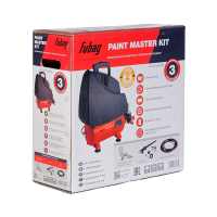 Компрессор безмасляный Мастер окраски с набором пневмоинструмента  (PAINT MASTER KIT) + 3 (OL 195/6 + 3 предмета)