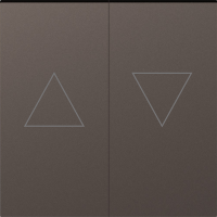 Клавиша 2-я со стрелками для жалюзи, мокко, серия A07