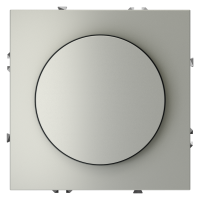 Светорегулятор встраиваемый VOLTUM S70 поворотно-нажимной 600 Вт, (сталь)