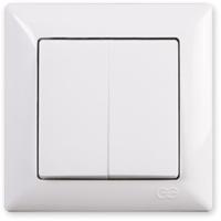 VS2811103 Выкл. 2-клав. бел.