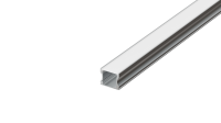 Накладной алюминиевый анод. профиль, 17,2х14,4х2000мм. В комплекте матовый экран, 4 торцевые заглушки, 4 крепежа, алюминий