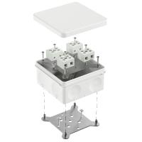 Коробка огнестойкая для о/п двухкомпонентная 60-0300-FR10.0-8 Е15-Е120 RAL9003 100х100х50 (14 шт/уп) Промрукав