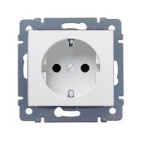 Legrand Valena Бел Розетка 1-ая с/з с защитными шторками