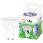 LED MR16-15W-865-GU10 GL  Лампа светодиодная ЭРА GREEN LINE LED MR16-15W-865-GU10 GL 15Вт софит холодный свет GU10
