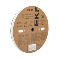Термоусадочная трубка ТУТ 20/10 белая EKF
