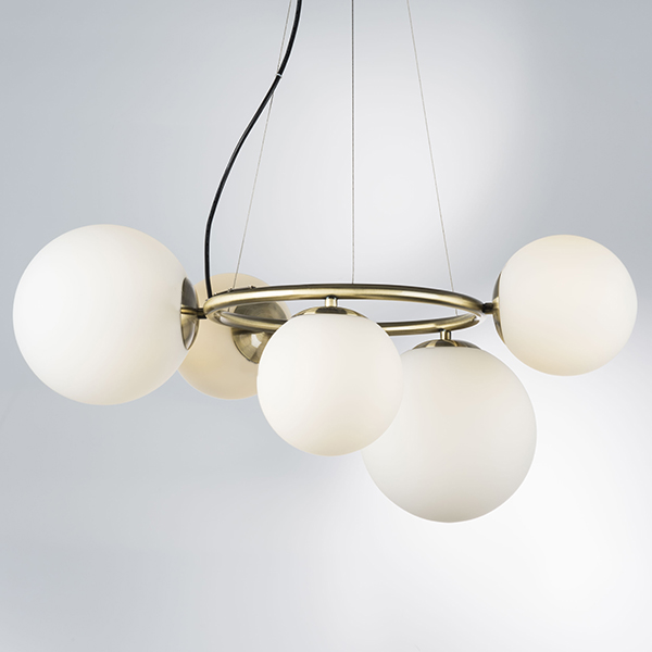 815051 Люстра GLOBO 5х40W G9 ЛАТУНЬ