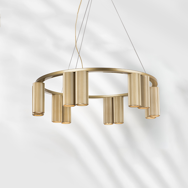 718123 Люстра ROMA 12х28W GU10 (led) CHAMPAGNE GOLD