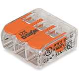 Клеммы WAGO 222-412 (2х2 5мм2 с рычажком) упаковка 50шт.