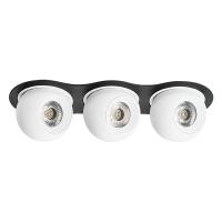 i637626262 Светильник INTERO LED 9W*3 850LM*3 24G ЧЕРНЫЙ/БЕЛЫЙ 3000K (217637+217062+217062+217062)