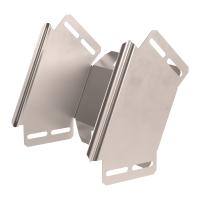 Угол вертикальный внешний 45 градусов Стандарт INOX (AISI 409) 200х100 Промрукав