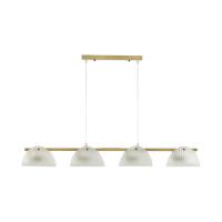 6571/4C NEOCLASSI LN25 52 медный/белый/металл/стекло Люстра потолочная E14 4*60W 220V FIORO