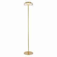 SL6002.205.01 Торшер ST-Luce Золотистый/Янтарный LED 1*7W 4000K LAZIO