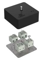 Коробка огнестойкая для кабель-канала 40-0450-FR6.0-8 Е15-Е120 RAL9005 75х75х30 (87 шт/кор) Промрукав