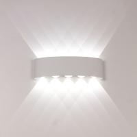 Светодиодный фасадный светильник AM Group AM307-10X1W WH4000K