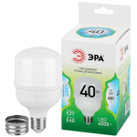 Лампа светодиодная ЭРА GREEN LINE LED POWER T80-40W-840-E27/E40 GL E27/E40 40 Вт колокол яркий белый свет
