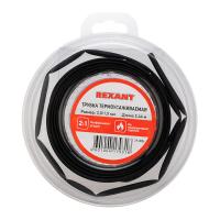 Трубка термоусаживаемая ТУТ нг 3,0/1,5мм, черная, ролик 2,44м REXANT