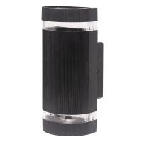 Светильник садово-парковый Feron.ONE DH1702-P, на стену вверх/вниз, 2*GU10 220-240V, черный пластик