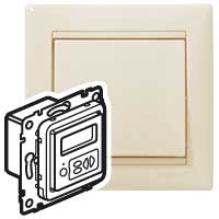 Legrand Valena Крем Локальный модуль стерео управления (2х1 5 Вт) с ЖК-экраном  радиобудильник