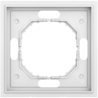 Рамка 1-я, матовый белый, серия S08