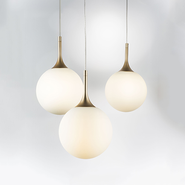 813023 Подвес GLOBO 1х40W E14 champagne gold/white