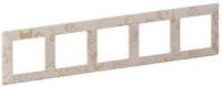 Legrand Valena LIFE Ампир бежевый Рамка 5-ая