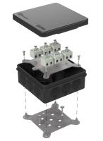 Коробка огнестойкая для о/п двухкомпонентная 60-0303-9005-FR2.5-12 Е15-Е120 RAL9005 100х100х40 (16 шт/кор) Промрукав