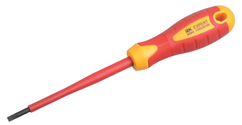Отвертка шлицевая EXPERT 5,5х1,0х125мм 1000В IEK