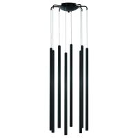 L8T747337 Люстра TUBO LED 40W 2400LM 25G ЧЕРНЫЙ 3000K (574737+747337 (8шт)