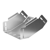 Угол вертикальный внутренний 45 градусов Стандарт INOX (AISI 304) 200х80 Промрукав